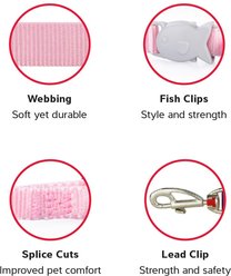 Red Dingo Classic Nylon Cat Harness & Leash, Green, 10.6 to 18.9-in chest slide 2 of 5