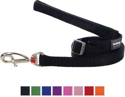 Show full view: Red Dingo Classic Nylon Dog Leash, Black, X-Small: 6-ft long, 1/2-in wide slide 8 of 11