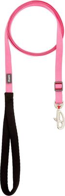 Show full view: Red Dingo Classic Nylon Dog Leash, Hot Pink, Small: 6-ft long, 5/8-in wide slide 3 of 11