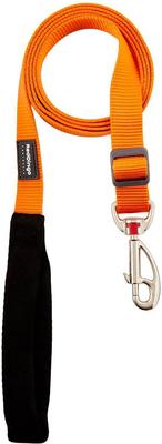 Show full view: Red Dingo Classic Nylon Dog Leash, Orange, Large: 6-ft long, 1-in wide slide 3 of 11