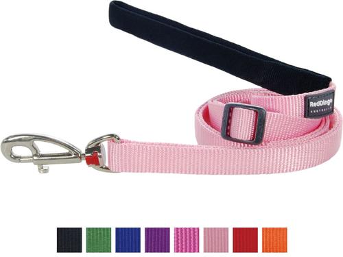 Show full view: Red Dingo Classic Nylon Dog Leash, Pink, Large: 6-ft long, 1-in wide slide 8 of 11