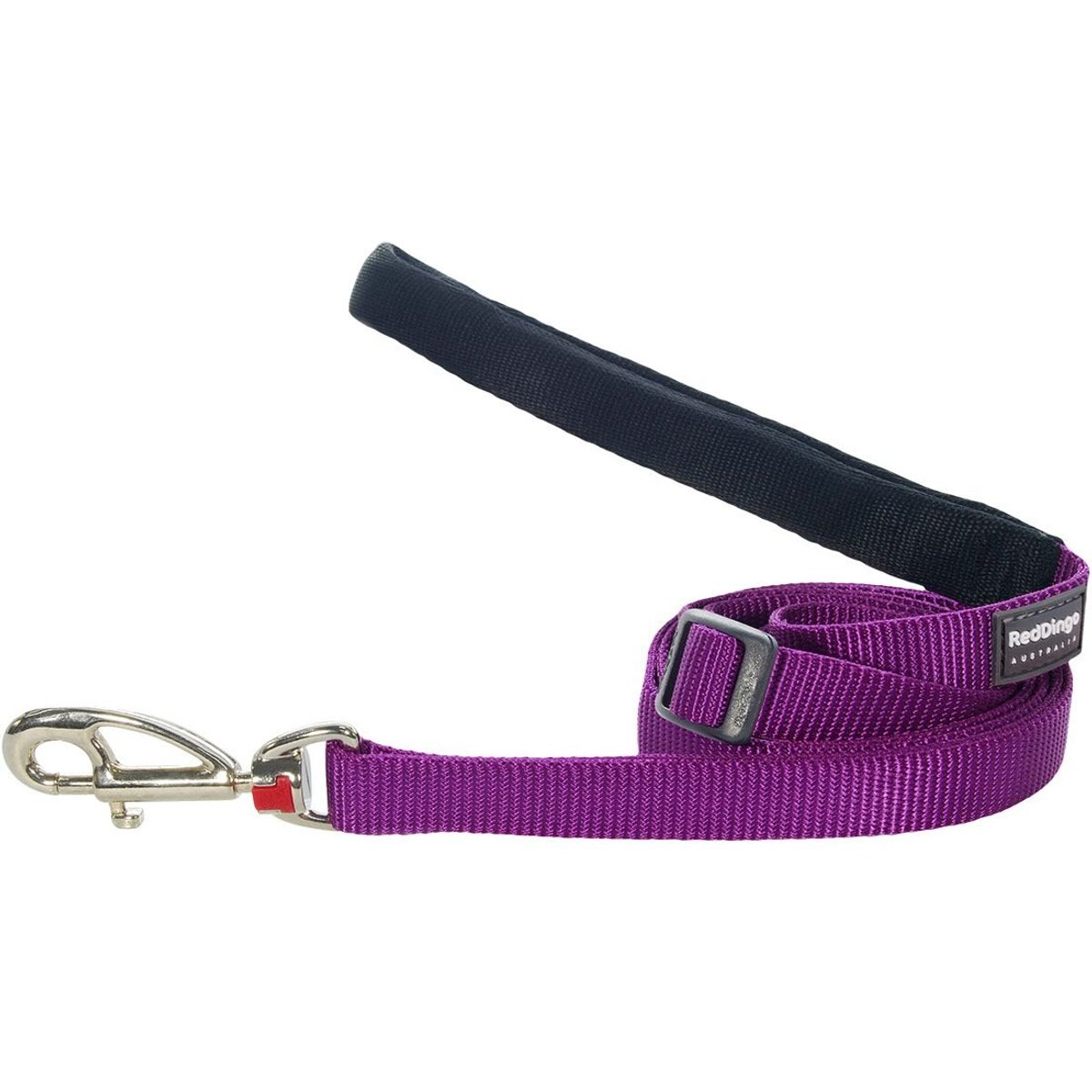 Red Dingo Classic Nylon Dog Leash, Purple, Large: 6-ft long, 1-in wide