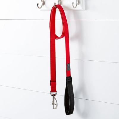 Show full view: Red Dingo Classic Nylon Dog Leash, Red, Large: 6-ft long, 1-in wide slide 2 of 11