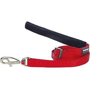 Red Dingo Classic Nylon Dog Leash, Red, Medium: 6-ft long, 4/5-in wide