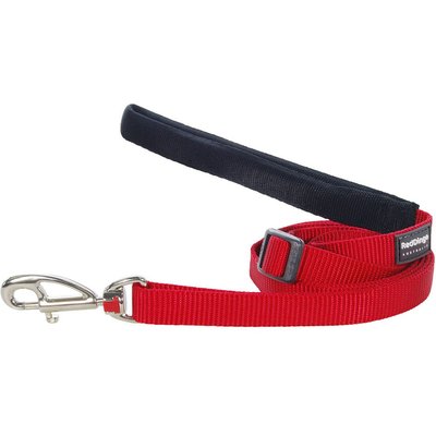 Red Dingo Red Dingo Classic Nylon Dog Leash, Red, Small: 6-ft long, 5/8-in wide
