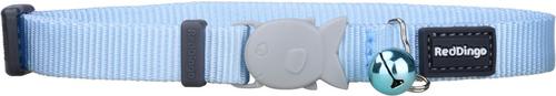 Show full view: Red Dingo Classic Pastel Nylon Breakaway Cat Collar with Bell, 8 to 13-in neck, 1/2-in wide, Blue slide 2 of 6