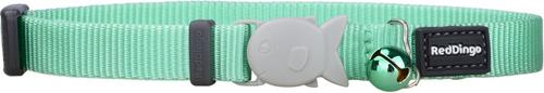 Show full view: Red Dingo Classic Pastel Nylon Breakaway Cat Collar with Bell, 8 to 13-in neck, 1/2-in wide, Green slide 3 of 7