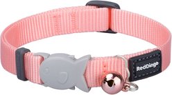 Red Dingo Classic Pastel Nylon Breakaway Cat Collar with Bell, 8 to 13-in neck, 1/2-in wide, Orange
