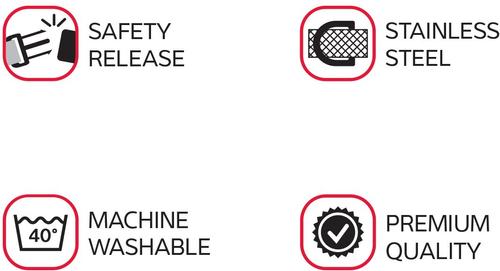 Show full view: Red Dingo Classic Pastel Nylon Breakaway Cat Collar with Bell, 8 to 13-in neck, 1/2-in wide, Orange slide 4 of 6