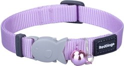 Red Dingo Classic Pastel Nylon Breakaway Cat Collar with Bell, 8 to 13-in neck, 1/2-in wide, Purple slide 1 of 5