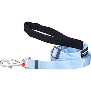 Red Dingo Classic Pastel Nylon Dog Leash, Blue, Medium: 6-ft long, 4/5-in wide