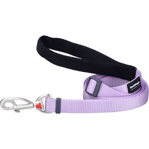 Red Dingo Classic Pastel Nylon Dog Leash, Purple, Medium: 6-ft long, 4/5-in wide