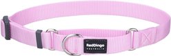 Red Dingo Classic Pastel Nylon Martingale Dog Collar, Pink, Medium: 12.5 to 18.5-in neck, 4/5-in wide