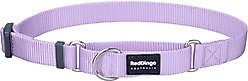 Red Dingo Classic Pastel Nylon Martingale Dog Collar, Purple, Large: 16 to 24.5-in neck, 1-in wide