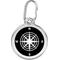 Show in main carousel: Red Dingo Compass Stainless Steel Personalized Dog & Cat ID Tag, Black, Medium slide 1 of 7