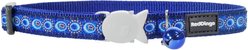 Red Dingo Cosmos Nylon Breakaway Cat Collar with Bell, Dark Blue, 8 to 12.5-in neck, 1/2-in wide slide 2 of 6