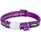 Show in main carousel: Red Dingo Daisy Chain Nylon Breakaway Cat Collar with Bell, Purple, 8 to 12.5-in neck, 1/2-in wide slide 1 of 9