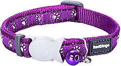 Red Dingo Desert Paws Cat Collar, Purple