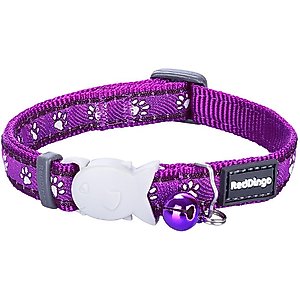 Red Dingo Desert Paws Cat Collar, Purple