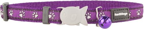 Show full view: Red Dingo Desert Paws Cat Collar, Purple slide 2 of 6