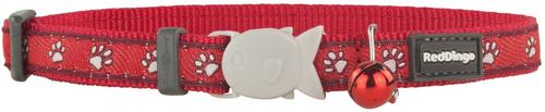 Show full view: Red Dingo Desert Paws Cat Collar, Red slide 2 of 6