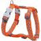 Show in main carousel: Red Dingo Designer Snake Eyes Nylon Back Clip Dog Harness, Orange, Small: 14.2 to 21.3-in chest slide 1 of 10