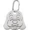 Show in main carousel: Red Dingo Dog Face Stainless Steel Personalized Dog ID Tag, Medium slide 1 of 6
