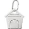 Show in main carousel: Red Dingo Dog House Personalized Silver Stainless Steel Dog ID Tag, Large slide 1 of 5