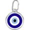 Show in main carousel: Red Dingo Evil Eye Stainless Steel Personalized Dog & Cat ID Tag, Medium slide 1 of 8