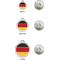 Show in main carousel: Red Dingo German Flag Stainless Steel Personalized Dog & Cat ID Tag, Medium slide 6 of 7