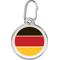 Show in main carousel: Red Dingo German Flag Stainless Steel Personalized Dog & Cat ID Tag, Small slide 1 of 7