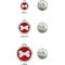 Show in main carousel: Red Dingo Glitter Bone Stainless Steel Personalized Dog ID Tag, Red, Medium slide 6 of 7