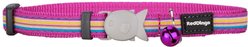 Red Dingo Horizontal Stripes Cat Collar, Pink slide 2 of 5