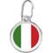 Show in main carousel: Red Dingo Italian Flag Stainless Steel Personalized Dog & Cat ID Tag, Medium slide 1 of 7
