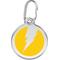 Show in main carousel: Red Dingo Lightning Bolt Stainless Steel Personalized Dog & Cat ID Tag, Yellow, Medium slide 1 of 7