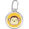 Show in main carousel: Red Dingo Monkey Stainless Steel Personalized Dog & Cat ID Tag, Medium slide 1 of 9