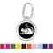 Show in main carousel: Red Dingo Mouse Personalized Stainless Steel Cat ID Tag, Small, Black slide 1 of 8