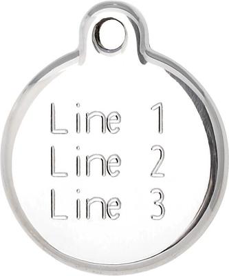 Show full view: Red Dingo Mouse Personalized Stainless Steel Cat ID Tag, Small, Green slide 3 of 7