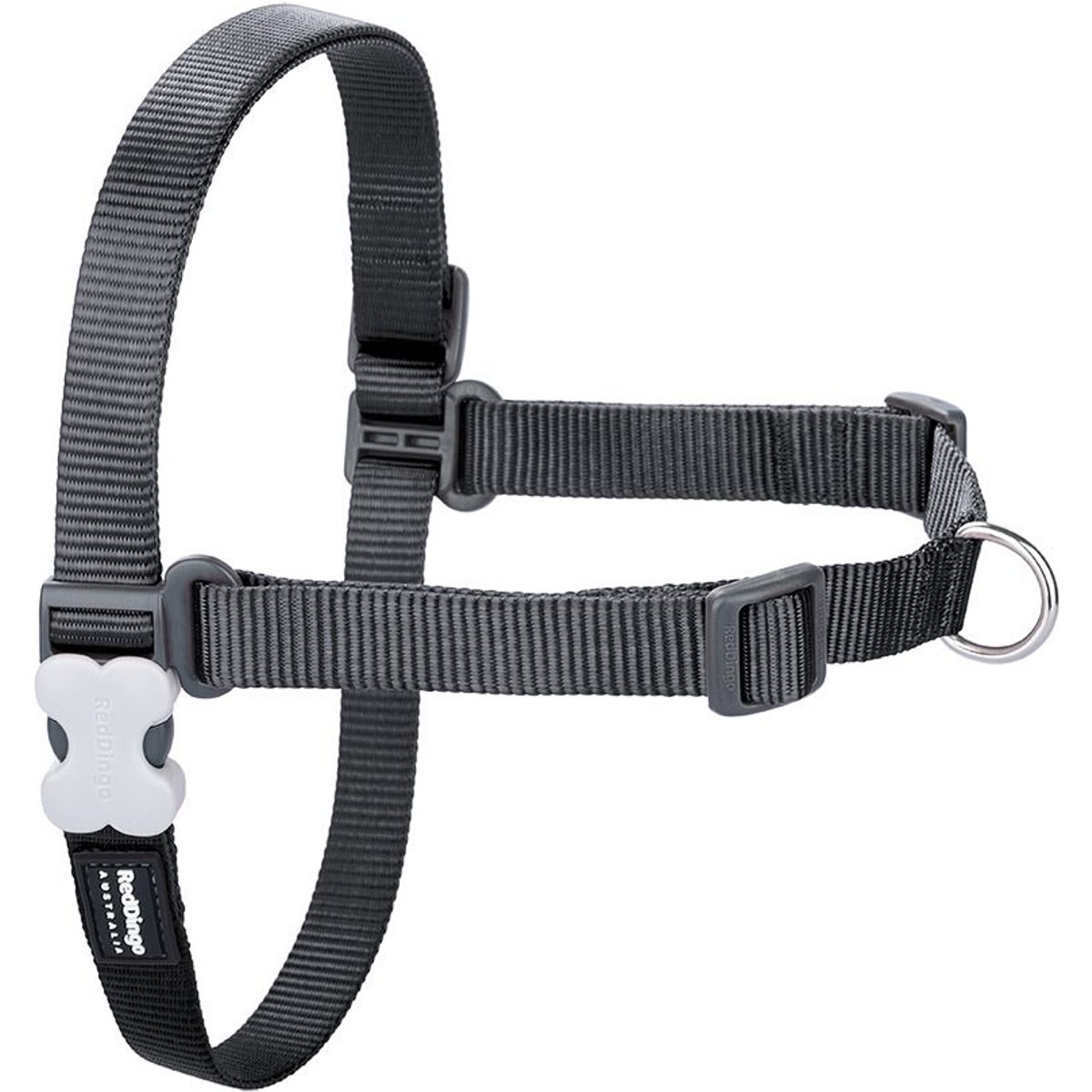Red Dingo No Pull Dog Harness, Grey, Medium/Large