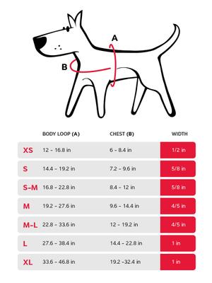 Show full view: Red Dingo No Pull Dog Harness, Red, X-Small slide 7 of 8
