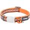 Show in main carousel: Red Dingo Nylon Reflective Breakaway Cat Collar with Bell, Orange, 8 to 12.5-in neck, 1/2-in wide slide 1 of 10