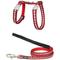 Show in main carousel: Red Dingo Nylon Reflective Fish Cat Harness & Leash, 10.6 to 18.9-in chest, Red slide 1 of 5