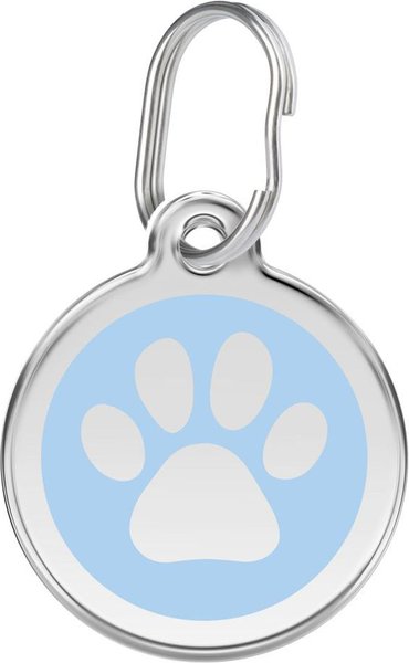 Paw Print Red Dingo Pet Id Tags RED DINGO Paw Print Stainless