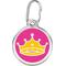 Show in main carousel: Red Dingo Queen's Crown Stainless Steel Personalized Dog & Cat ID Tag, Medium slide 1 of 8