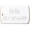 Show in main carousel: Red Dingo Rectangle Crystal Diamante Stainless Steel Personalized Dog & Cat ID Tag, Large slide 3 of 6