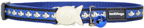 Show full view: Red Dingo Reflective Fish Cat Collar, Blue slide 3 of 6