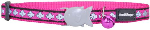 Show full view: Red Dingo Reflective Fish Cat Collar, Pink slide 2 of 5