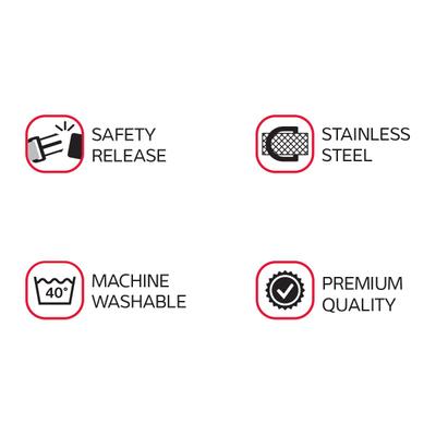 Show full view: Red Dingo Reflective Ziggy Cat Collar, Pink slide 4 of 6