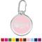 Show in main carousel: Red Dingo Skeleton Fish Stainless Steel Personalized Cat ID Tag, Pink, Small slide 1 of 7