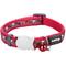 Show in main carousel: Red Dingo Skull & Roses Nylon Breakaway Cat Collar with Bell, 8 to 12.5-in neck, 1/2-in wide slide 1 of 6